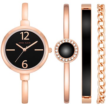 

Anne Klein Dárková sada hodinek AK/3290BKST