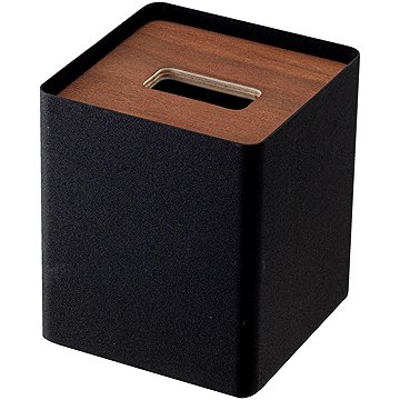 

YAMAZAKI Zásobník na kosmetické ubrousky Rin 5179, černý