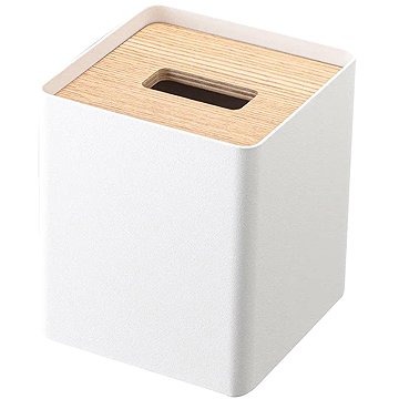 

YAMAZAKI Zásobník na kosmetické ubrousky Rin 5180, bílý