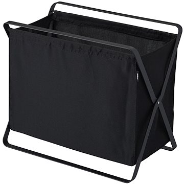 

Yamazaki Skládací úložný koš Tower 3545, kov/polyester, š.46 cm, černý