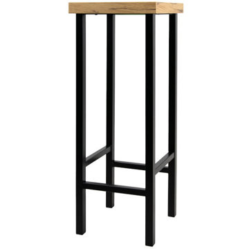 

YLD Stolička PRIZY 30 × 30 × 75 cm, kov/dřevo