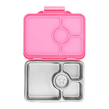 Yumbox Nepropustný nerezový svačinový box Bento Prét - Versailles Rose