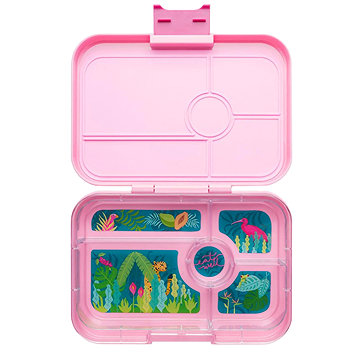 Yumbox Nepropustný svačinový box 5 sekcí Tapas - Capri Pink Jingle Pastel