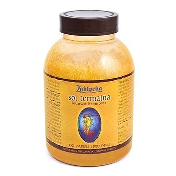 

Zablocka Termální jód Bromová sůl na koupání, peeling, inhalaci, obklady, 1000 g
