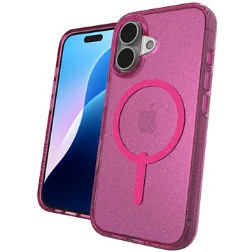 

ZAGG Cases Milan Snap Apple iPhone 16 Růžová třpytka