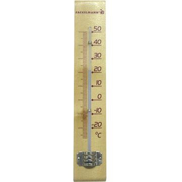

Fackelmann Teploměr pokojový dřevěný -27°C do +50°C