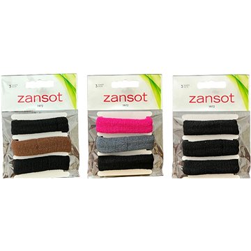 

Zansot 3× elastické gumičky do vlasů, tkanina 3 ks vícebarevné