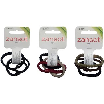 

Zansot 3× pletené elastické gumičky do vlasů 3 ks