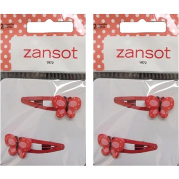 

Zansot Dětská Sponka motýl, červená