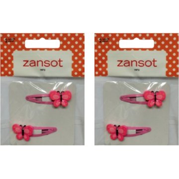 

Zansot Dětská Sponka motýl, růžová