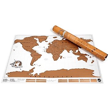 

Stírací mapa světa