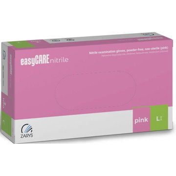 

Zarys Nitrilové rukavice L 100 ks EASYCARE, růžové