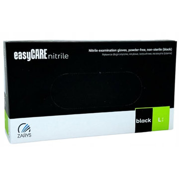 

Zarys Nitrilové rukavice L 100 ks EASYCARE, černé