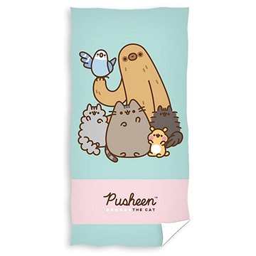 

Carbotex Kočička Pusheen Gund Stromy Pip Bo a Cheek 70 ×140 cm