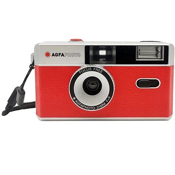 

AgfaPhoto Znovu použitelný fotoaparát 35mm červený