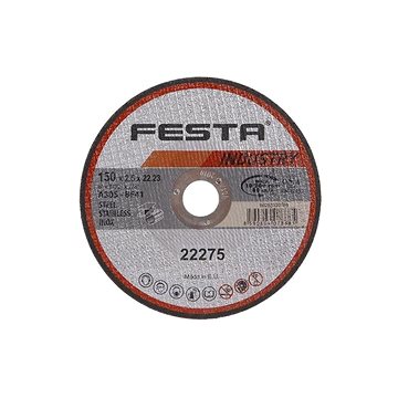 

Kotouč řezný kov O 150 x 2,5 mm, FESTA INDUSTRY