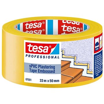 

Páska omítací 67001, PVC, žebrovaná, UV 6 týdnů, 33 m x 50 mm, žlutá