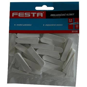 

Klíny obkladačské plastové, 0 - 4 mm, 100 ks