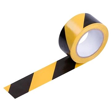 

Páska výstražná samolepicí PVC, 49 mm x 33 m černo-žlutá
