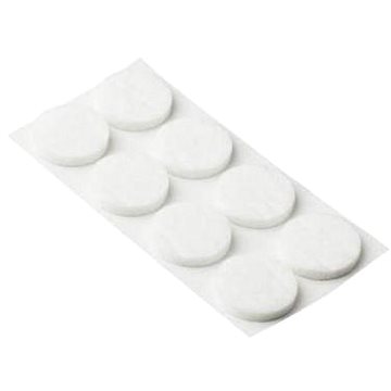 

Euronářadí Podložky filcové průměr 30 mm, samolepící, bílé, 32 ks