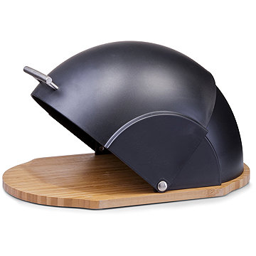 

ZELLER Chlebník černý oválný bambus, plast, 37 × 26 × 20,5 cm
