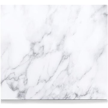 

ZELLER Skleněná řezací deska 56 × 50 cm bílý mramor