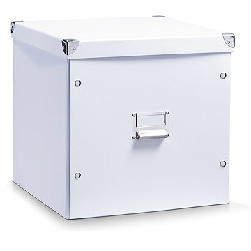 

ZELLER Úložný box do kallaxu z kartonu 33,5 × 33 × 32 cm, bílý