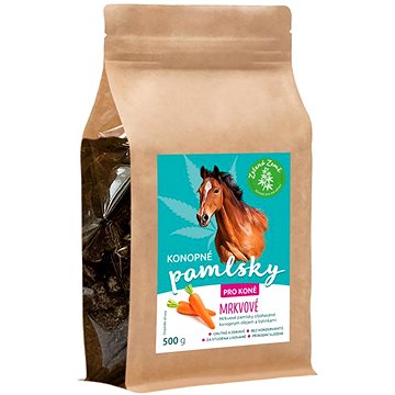 

Zelená Země Konopný pamlsek pro koně karotkový, 500 g