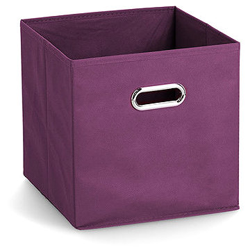 

ZELLER Úložný box textilní, 28 × 28 × 28 cm, fialový