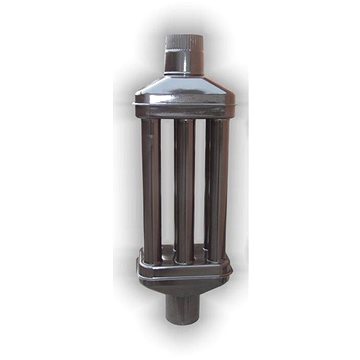 

Žemini, výměník tepla L800 E, průměr 120 mm, hnědý smalt