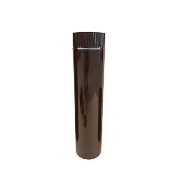 

Žemini, Roura pro kouřovod, průměr 120 mm, délka 0,5 m, smalt - hnědý