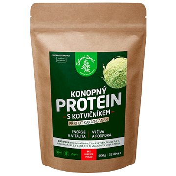 

Zelená země Konopný protein s kotvičníkem 500 g