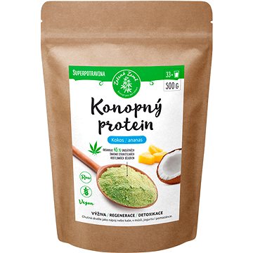 

Zelená země Konopný protein 500g - kokos s ananasem