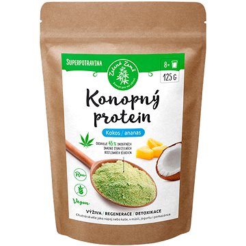 

Zelená země Konopný protein 125g - kokos s ananasem