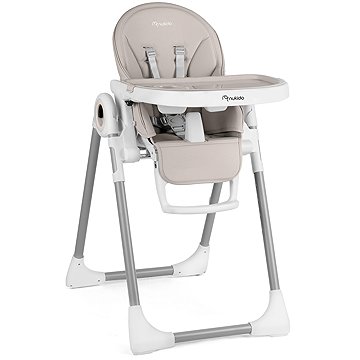 Nukido Belo Multifunkční židlička/lehátko se stolkem, šedé