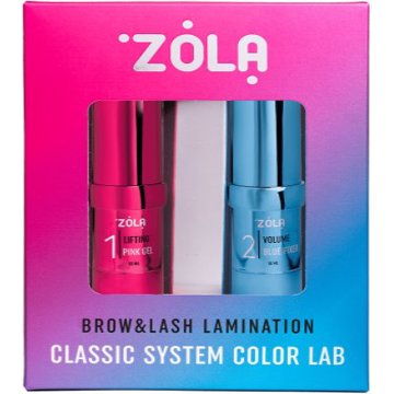 

ZOLA sada na laminaci obočí a řas Classic System Color Lab
