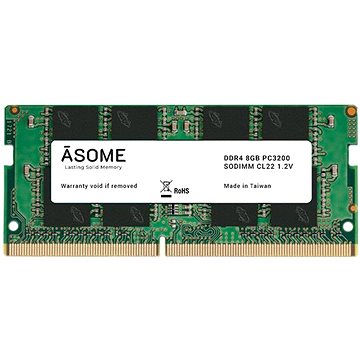 ASOME DDR4 8G-3200 SO-DIMM - Operační paměť