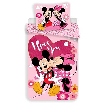 

Mickey a Minnie Love micro Polyester, mikrovlákno, 140×200, 70×90 cm