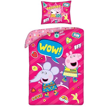 

Peppa Pig wow Bavlna, 140×200, 70×90 cm