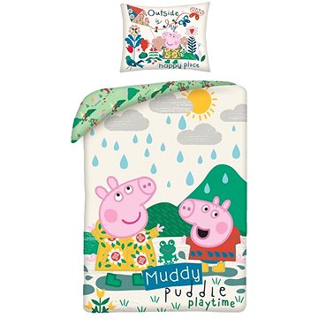 

Peppa Pig playtime Bavlna, 140×200, 70×90 cm