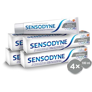 SENSODYNE Extra Whitening 4× 100 ml - Zubní pasta