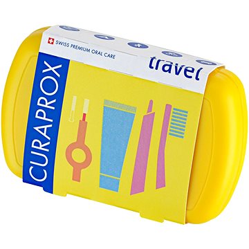 

CURAPROX Travel set, žlutý
