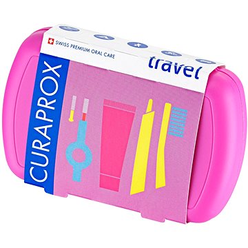 

CURAPROX Travel set, růžový