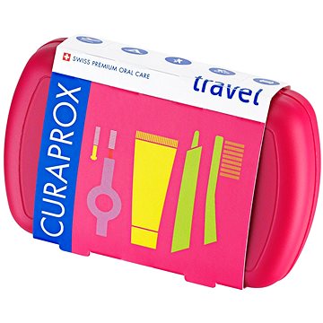 

CURAPROX Travel set, červený