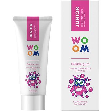 

WOOM Junior Bubble Gum, dětská od 6 let, 50 ml