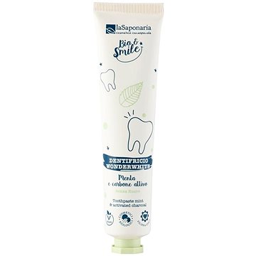 

laSaponaria WonderWhite máta a aktivní uhlí BIO 75 ml