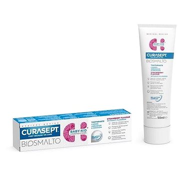 

CURASEPT Biosmalto Baby-Kid dětská bez fluoridu do 6 let Jahoda 50 ml