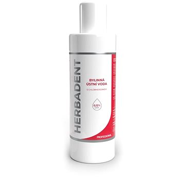 

HERBADENT Professional bylinná ústní voda s CHX 240 ml
