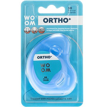 

WOOM Ortho+ zubní nit, 50 ks