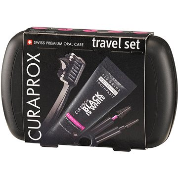 

CURAPROX Travel Set Black is White